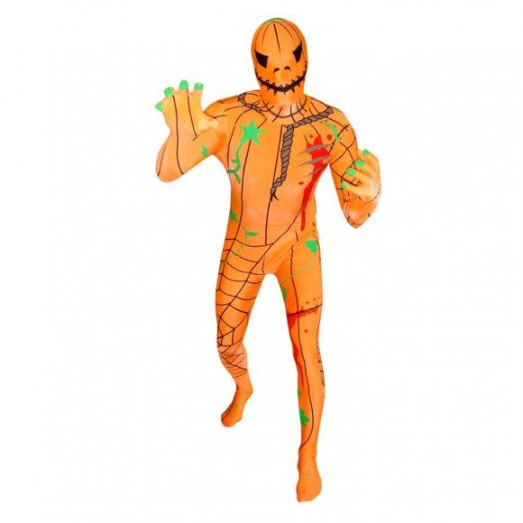 MorphSuits Mens Pumpkin Costume - Picture 1 of 1